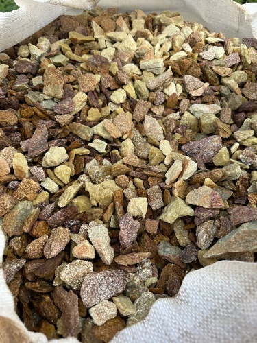 Златолит персиковый декоративная каменная крошка купить в Нягани