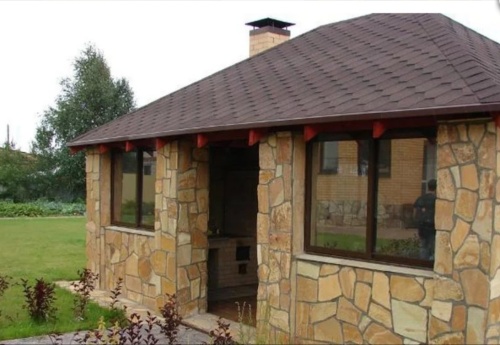 Плитняк златолит жёлтый для фасада 1,5-3 см купить в Нягани