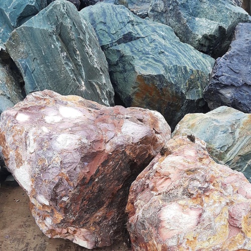 Ландшафтные глыбы красно-фиолетовые 200-1000 килограмм купить в Нягани