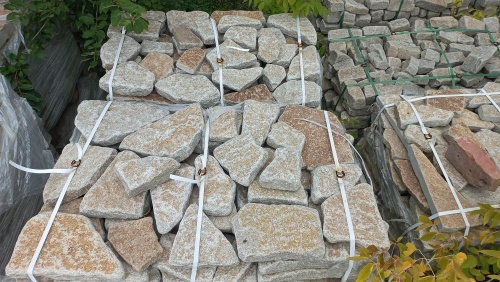 Гранитный плитняк галтованный для парковки купить в Нягани